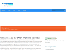 Tablet Screenshot of die-baeren-apo.de